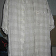 Отдается в дар летняя мужская рубашка лён 48-50 р.