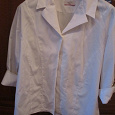 Отдается в дар Белая женская рубашка 48-50 размера.