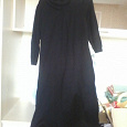 Отдается в дар платье черное длинное типа шерсть 42рр