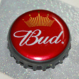 Отдается в дар Крышки с кодами от пива Bud