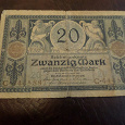 Отдается в дар Бона Германия 20 марок 1915 год