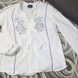 Отдается в дар белая блузка 44-46