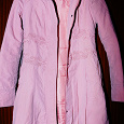 Отдается в дар Розовое пальто 42 размера