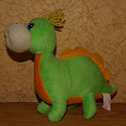 Отдается в дар Мягкая игрушка Динозаврик