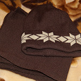Отдается в дар Комплект новый шапка+шарф Avon