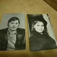 Отдается в дар две открытки с артистами советскими