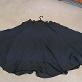 Отдается в дар юбка шифоновая легкая летняя черного цвета р.50-52