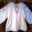Отдается в дар Українська вишита жіноча блуза