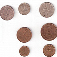 Отдается в дар Монеты СССР и 10 рублей России 1993