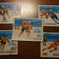 Отдается в дар марки — монгол Шуудан хоккей