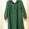 Отдается в дар Лёгкий плащ-пальто изумрудно-зелёного цвета