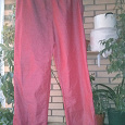 Отдается в дар летние ярко красные брюки из плащёвки