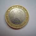 Отдается в дар Монета 1 евро Германия 2002год