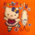 Отдается в дар Hello Kitty футболочка оранжевая