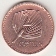 Отдается в дар Монетка- 2 цента, острова Фиджи