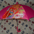 Отдается в дар Зонтик для девочки розовый «Winx»