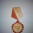 Отдается в дар Медаль-магнит для папы