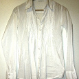 Отдается в дар рубашка белая офисная, блузка 40-42 размер