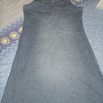 Отдается в дар Джинсовый сарафан, 44-ый размер, грудь 2-го, рост 160-165см.