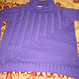 Отдается в дар свитер тёплый 52-54 размера