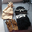 Отдается в дар шапки+шарфы. перчатки
