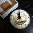 Отдается в дар Маленькие настенные часы из Праги
