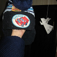 Отдается в дар зимняя шапка и шарф малышу максимум до года
