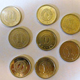Отдается в дар Монеты 1 японская йена — 8 шт