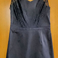Отдается в дар Платье чёрное с кружевом 42-44 р-р.