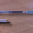 Отдается в дар Ручка гелевая Attache Omega черная (0.5 мм)