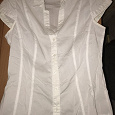 Отдается в дар Белая блузка — рубашка XS