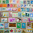 Отдается в дар Почтовые марки разных стран