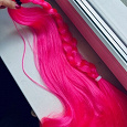 Отдается в дар Ярко-розовый канекалон фирмы hair pro 200 грамм