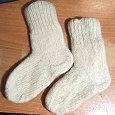 Отдается в дар новые шерстяные носки, ручная вязка