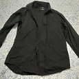 Отдается в дар Рубашка черная мужская размер S uniqlo