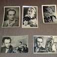 Отдается в дар открытки с актёрами 1956-1960