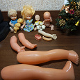 Отдается в дар Куклы инвалиды и детали от советских кукол.