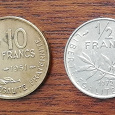 Отдается в дар Монеты доевровой Франции