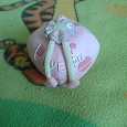 Отдается в дар Шкатулка керамическая Розовая Девчачья