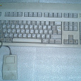 Отдается в дар Клавиатура и мышь для Apple Macintosh б/у