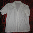 Отдается в дар Белая рубашка 48-50