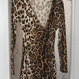 Отдается в дар Леопардовое платье 46 размер