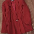Отдается в дар Красный пиджак 46-48