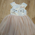Отдается в дар шикарное платье для девочки Hello Kitty 116 см