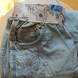 Отдается в дар Летние брюки из тончайшей джинсы р 40-42