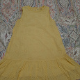 Отдается в дар платье сарафан желтое 42-44