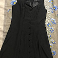 Отдается в дар Черное элегантное платье 46-48