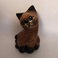 Отдается в дар Деревянная фигурка кошка