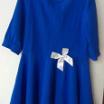Отдается в дар Синее платье для девочки 116 р.