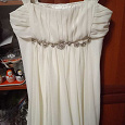 Отдается в дар белое платье 44 размера